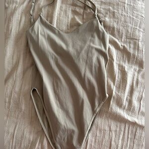 Free People seamless sage body suit